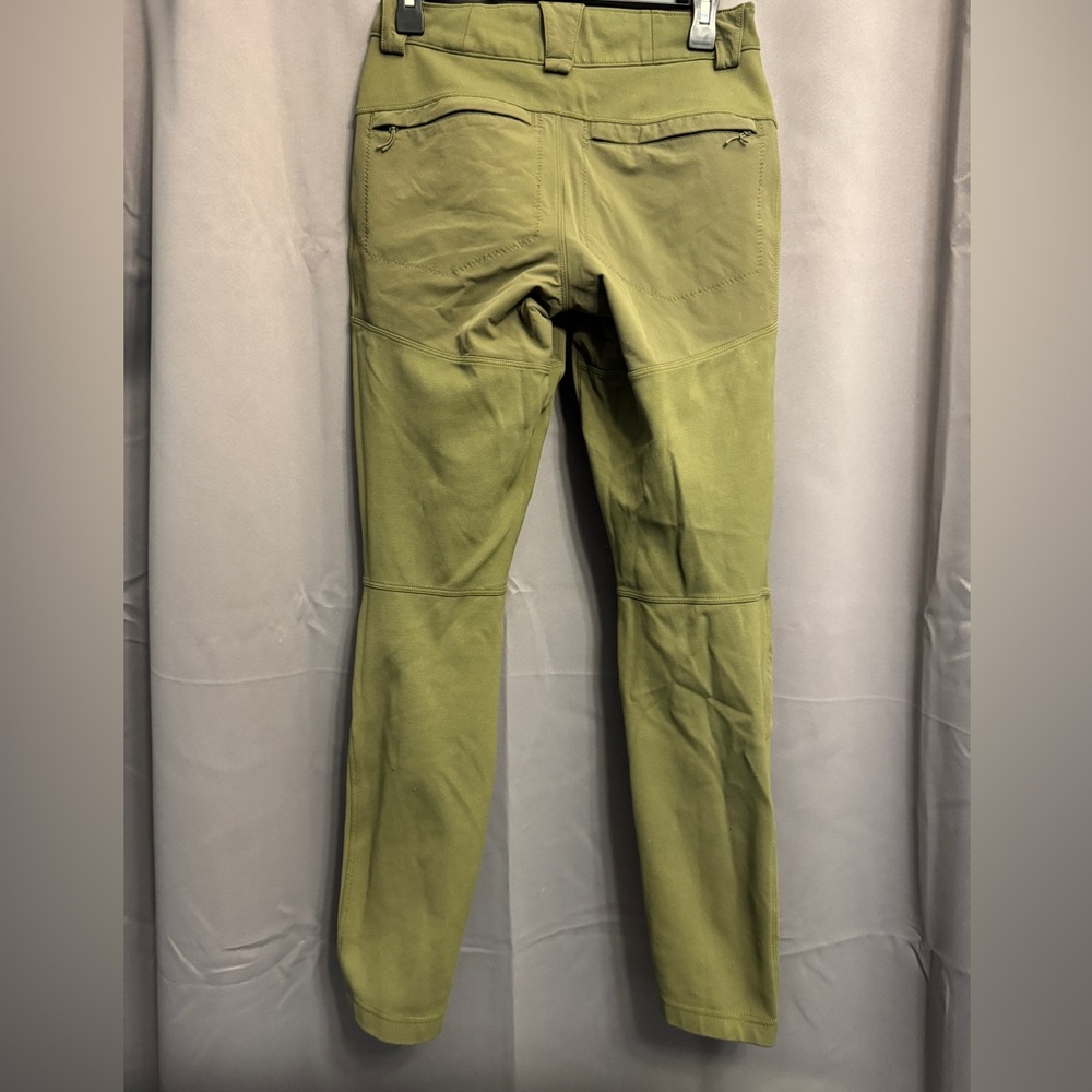 Women's Olive Straight-Leg Pants - Picture 2 of 3